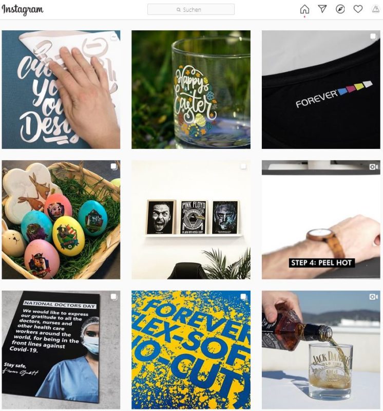 FOREVER auf Instagram